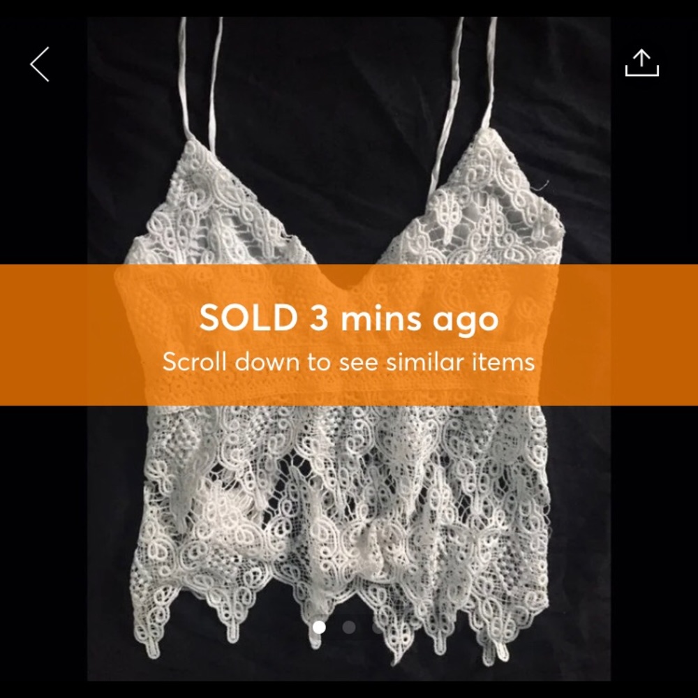 SOLD! — Bohemian Crochet Top